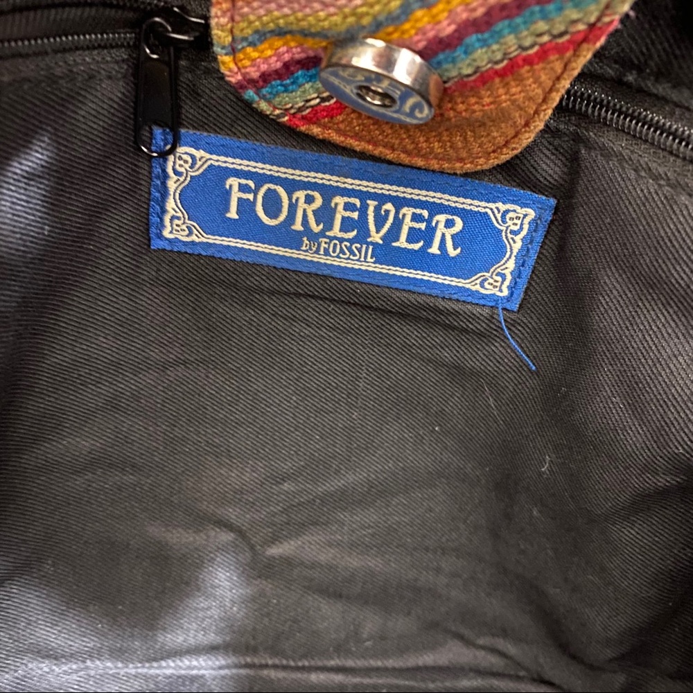 Forever By Fossil Multicolored Stripe Purse - image 3